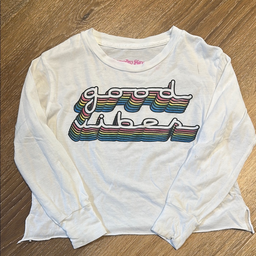 Rowdy Sprout White Graphic Kids Shirt